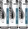 Zebra F301 F301 Ultra F402 301A Spiral Ballpoint Pen Refills 07mm Fine Point Black Ink 2Pack Sold as 3 Packs Total of 6