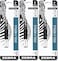 Zebra F301 F301 Ultra F402 301A Spiral Ballpoint Pen Refills 07mm Fine Point Black Ink 2Pack Sold as 3 Packs Total of 6