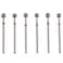 MZCMSL 6pcs Pro Diamond Ball BitsCuticle Drill Bit Set for Russian Manicure332 Shank efile Bit 50mm