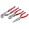 CRAFTSMAN Pliers Set 3 Piece Set 6 Inch Long Nose 6 Inch Slip Joint 8 Inch Groove Joint CMHT84103R