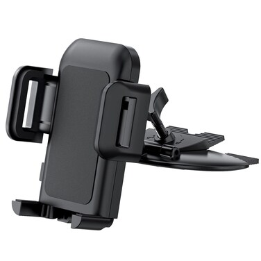 Cell Phone Holder for Car CD Slot Car Phone Mount One Button Release Easy Installation CD Player Car Phone Holder Mount Compatible with iPhone 16 15 14 13 12 11 Pro XR XS MAX Galaxy S20 S20 S10 S9