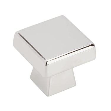 Amerock  Cabinet Knob  Polished Chrome  112 inch 38 mm Length  Blackrock  1 Pack  Drawer Knob  Cabinet Hardware