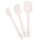 The Silicone Kitchen Improved Spatula Skinny Spatula Spoonula in Designer White Silicone Spatula Set 3 Piece OffWhite