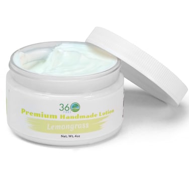 360Feel Lemongrass Body Lotion  Hydrates with Coconut  Olive Oil PlantBased NonGreasy Sensitive Skin All Day Use