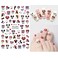 2Pieces 3D Mouse Nail Stickers Cute Kawaii Cartoon Nail Stikers SelfAdhesive Nail Decals for Women Girls Kids Nail Art Stickers 75Decals
