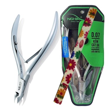 Nghia Professional Stainless Steel Cuticle Nipper C07 D07 Jaw 16 Osimihome Cuticle Cutter Trimmer Manicure Tools with Double Spring Perfect Nail Care Tool at Home Spa Saloon