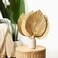 2pcs Gold 2 pcs Natural Color Palm Leaves