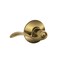 Schlage F40 ACC 609 Accent Door Lever Bed  Bath Privacy Lock Antique Brass