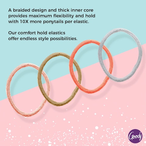 Goody Icy Holiday Ornament Elastics  36 Count Assorted  Hair Accessories for Men Women Boys and Girls to Style With Ease and Keep Your Hair Secured  PainFree For All Hair Types