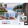 Dimensions PaintWorks Paint by Numbers Kit for Adults and Kids Lakeside Morning 20 x 16