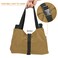 OFNMY Canvas Tool Roll OrganizerTool Roll Up Bag  Wrench OrganizerWrench Roll Pouch with 5 PocketsTool Organizer Bucket for ElectricianHVAC Plumber Carpenter or Mechanic  Khaki