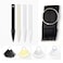 WEILUSI 160 Pcs False Nail Sticks Polish Board Nail Polish Practice Display Art Tips with Metal Split Ring