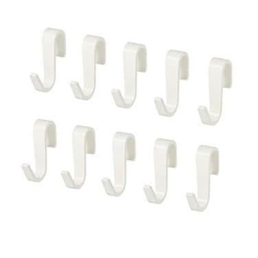 Happy Coaster Hook Kitchen hookxFF0CS Hooks 10 PcsxFF0CWhite
