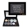 Deep Medium Z Palette Magnetic Makeup Palette Empty Magnetic Palette Universal Magnet makeup palette for Eyeshadows Powders Customizable Beauty Organizer with Clear Window