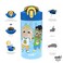 Zak Designs CoComelon Kids Water Bottle with Spout Cover and BuiltIn Carrying Loop Made of Durable Plastic LeakProof Water Bottle Design for Travel 16 oz Pack of 2