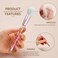 Hawetimher Makeup Brush set Pink GlitterUnicorn Foundation Sparkles Cute Fan Powder Blush Lip Highlight Eye shadow Eyebrow Makeup Brushes Set with Liquid and Case for Girls Teen Kids Gift Present