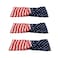 Leprato 3 Pack American Flag Headband Independence Day Bandanas 4th of July Red White and Blue Patriotic Hair band Hair Accessory for Women Girls