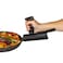 Pan Buddy Vertical Attachment for Pan Handle Adds Leverage and Support Makes Lifting Heavy Cookware Easier Black