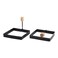 HIC Kitchen Non Stick Egg and Pancake Cooking Rings