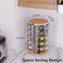 Revolving Spice Rack Set with 20 Spice Jars Kitchen Spice Tower Organizer for Countertop or Cabinet  Carousel Storage Includes 386 Spice Labels  Desktop Rotating Seasoning Organizer