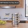 Revolving Spice Rack Set with 20 Spice Jars Kitchen Spice Tower Organizer for Countertop or Cabinet  Carousel Storage Includes 386 Spice Labels  Desktop Rotating Seasoning Organizer