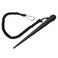 Klein Tools 3256TT BroadHead Bull Pin Made in USA Forged HeatTreaded Steel With Black Finish and Tether Hole 1116Inch