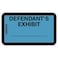 Tabbies Legal Exhibit Labels Defendants Exhibit 163 X 1 Blue 9Sheet 28 SheetsPack 252 LabelsPack