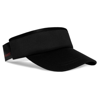 Headsweats Womens Lightweight Performance Running Sun Visor Black