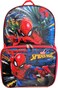 Ruz Spiderman Boys 16 Inch Backpack With Removable Matching Lunch Box Set BlackRed