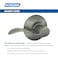 SCHLAGE Accent Lever Bed and Bath Lock in Distressed Nickel