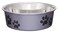 Loving Pets  Bella Bowls  Dog Food Water Bowl No Tip Stainless Steel Pet Bowl No Skid Spill Proof Small Grape Purple