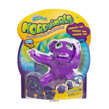 ORB Morphimals Purple Shapeyapey  UltraSized Sensory Squeeze Toy