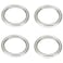 4 Pieces Stainless Steel 316 Round Ring Welded 14 x 158 6mm x 40mm Marine Grade Ring Welded MultiPurpose Metal Rings for Macrame Camping Belt Dog Leashes