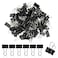 Metal Small Binder Clips Small for Paperwork50 Pack 34 Inch Paper Clamps Clips Office SuppliesMini Black Office Clips