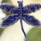 Rainbow Dragonfly Beaded Counted Cross Stitch Ornament Kit Mill Hill 2000 Spring Bouquet MHDF4