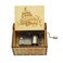 VACTER Wooden Music Box Happy Birthday Music Box for Daughter Son Wife Dad FriendsHand Crank Wood Musical Box Laser Engraving Handmade Happy Birthday