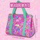 Lilly Pulitzer Cute Lunch Bag for Women Large Capacity Insulated Tote Bag Pink Mini Cooler with Storage Pocket and Shoulder Straps Shell Me Something Good