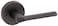 Kwikset 730LSLRDT11P Lisbon Lever with Round Rose Privacy Door Lock with 6AL Latch and RCS Strike Venetian Bronze Finish