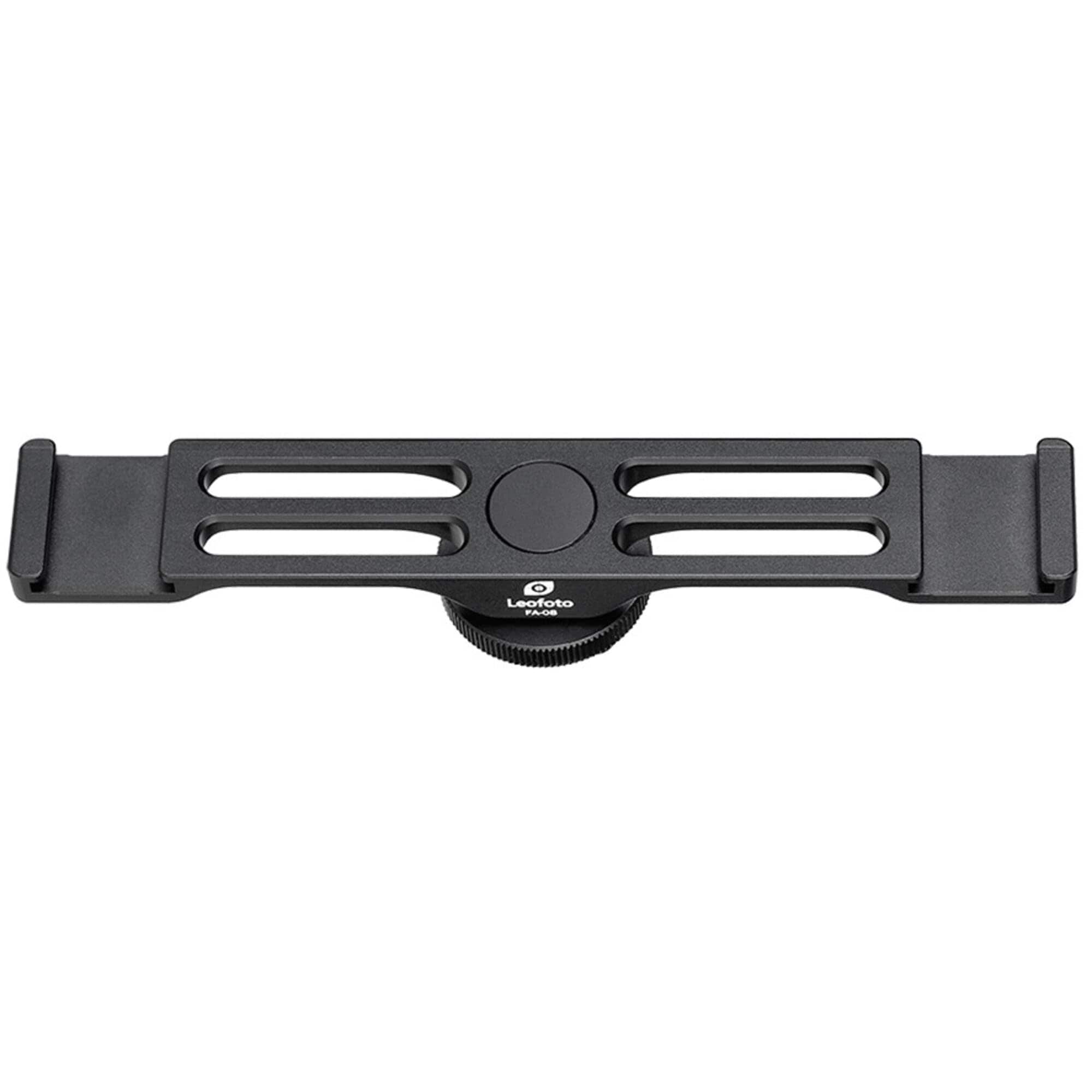 leofoto Leofoto FA08 Twin Flash Cold Shoe Adapter Accessory W 14 Tripod Socket Mount