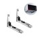 Aebor Universal WallMounted Microwave BracketsFoldable Stretch Shelf Rack Wall Mount Kitchen Microwave Oven Stand Bracket Stainless Steel