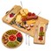 Bamboo Charcuterie Board Set with Magnetic Removable Side Boards  Housewarming Anniversary Birthday Gift