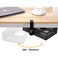 Euyona Mesh Desk Organizer and Clampon Swivel Pencil Drawer Desk Hidden Extra Sturdy CClamp Mount System and Easy to Instal Home Office Art Supply Storage Box Black
