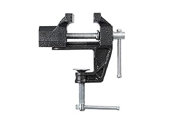 BUYSK Mini Table Bench Vice Clamp for Jewelry Model Making DIY Repairs Modelling Painting and CraftingBlack cast iron 32mm