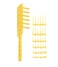 CombPal Scissor Clipper Over Comb Hair Cutting Tool  DIY Home Hair Cutting Guide Comb Set Classic Set Yellow