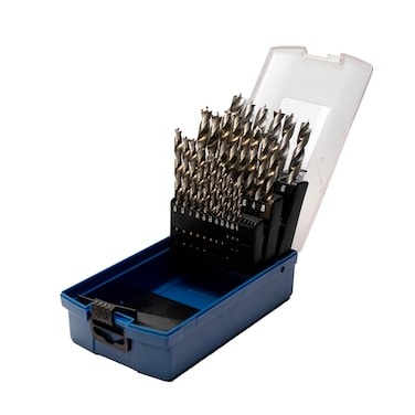 Century Drill  Tool 37280 25 PC SetHSS Brad PointDrill Bit Wood Boring Tools
