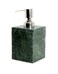 KLEO  Bathroom Accessory Set Made from Natural Stone  Bath Accessories Set of 4 Includes Soap Dispenser Toothbrush Holder Tumbler and Soap Dish Green