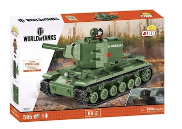 COBI 3039 World of Tanks KV2 Heavy Tank 595 Building Bricks