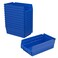 AkroMils 30130 Plastic Organizer and Storage Bins for Refrigerator Kitchen Cabinet or Pantry Organization 12Inch x 6Inch x 4Inch Blue 12Pack