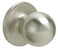 Schlage Satin Nickel Dexter J10CNA619 Corona Hall and Closet Knob Size