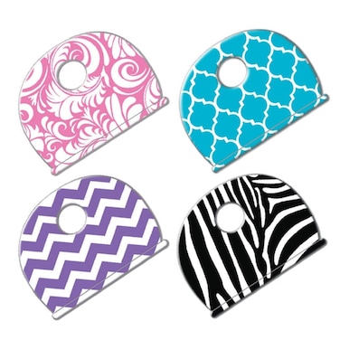 Lucky Line Vinyl Designer Pattern Key Identifier Caps 4 Pack 16304